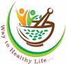 New Life Kerala Ayurveda Hospital logo — Way to Healthy Life mortar pestle with orange and green figures